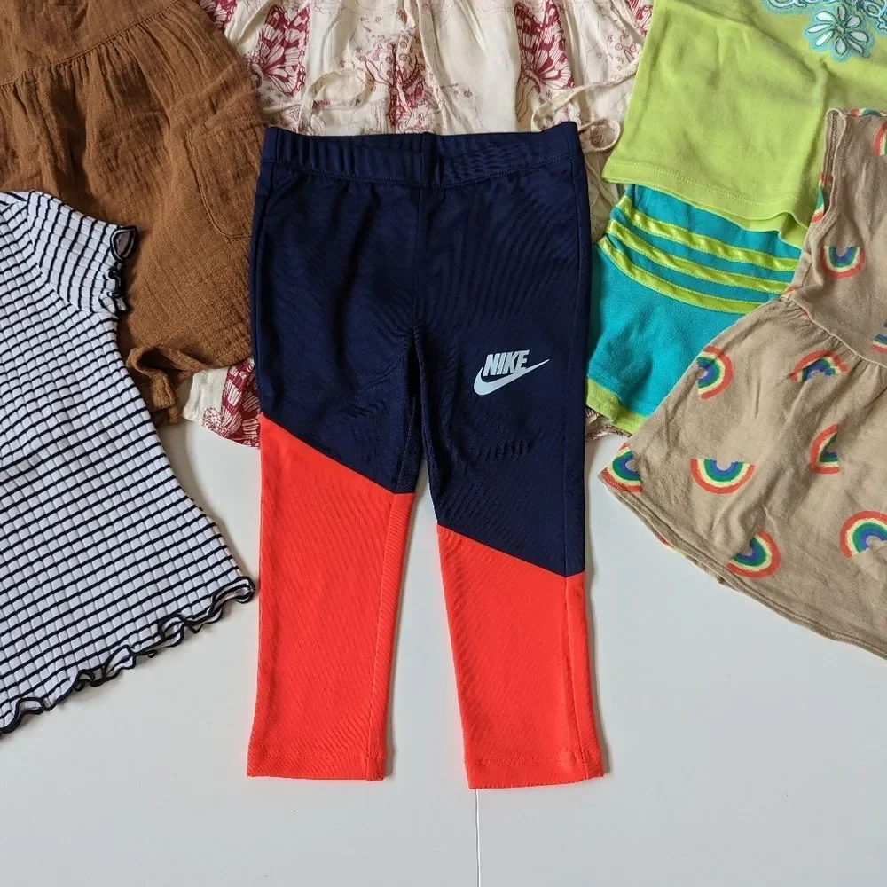 Old Navy Nike Gap Mixed Lot of 10 Shirts Romper Dress Outfits Toddler Girl 2T